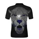 philipp plein polo t-shirt cheap 3d lion black